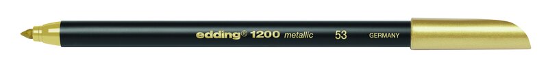 EDDING 1200 METALLIC COLOR PEN 053. gold