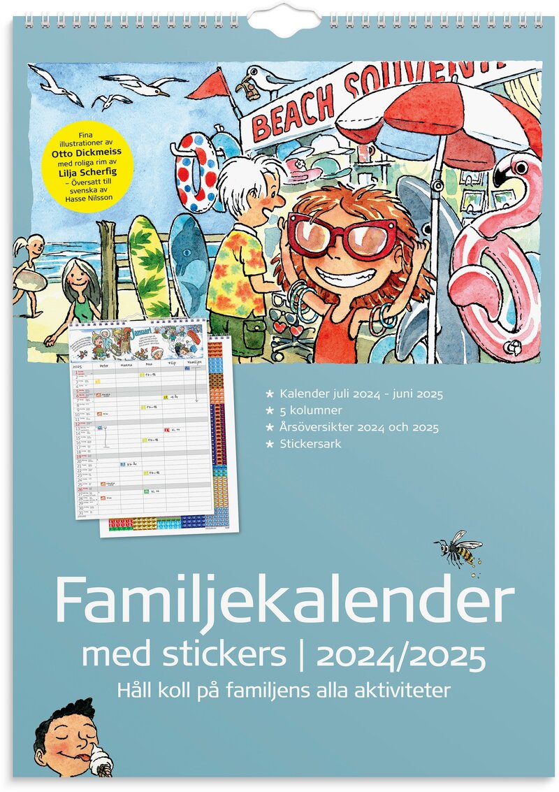 Familjekalender 24/25 Stickers