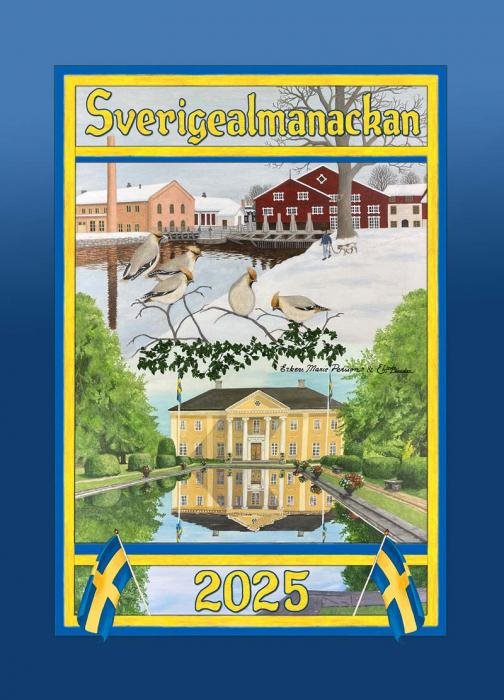 Sverigealmanackan 2025 A3 Vägg 30 x 42 cm