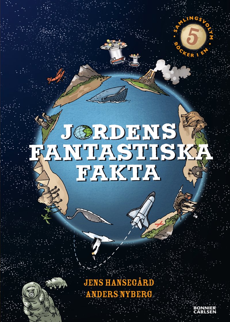 Jordens fantastiska fakta (samlingsvolym, 5 böcker i en)