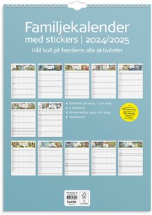 Familjekalender 24/25 Stickers